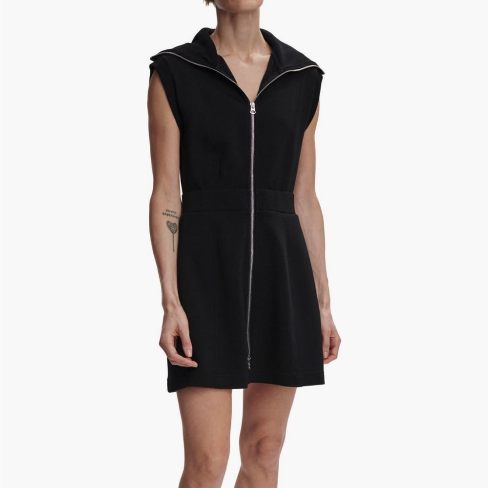 Varley Rebecca Zip Through Mini Dress